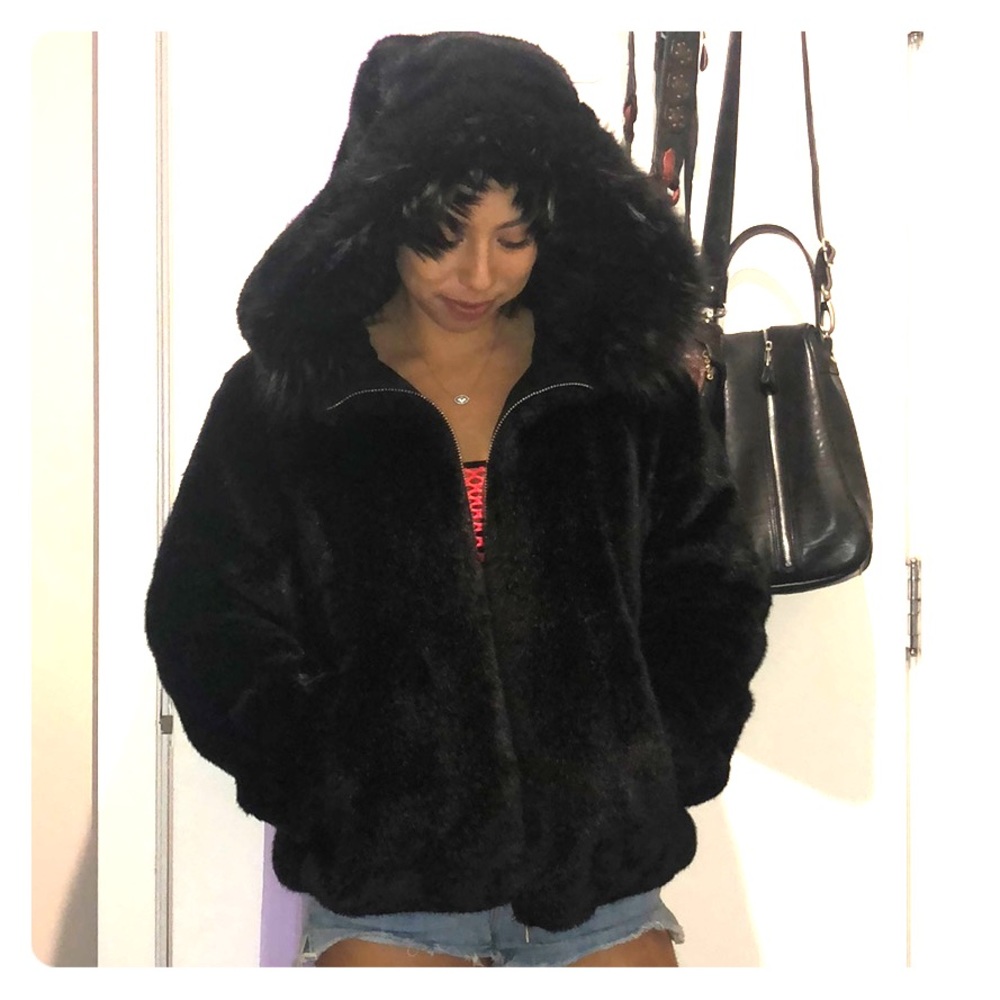 Fur coat